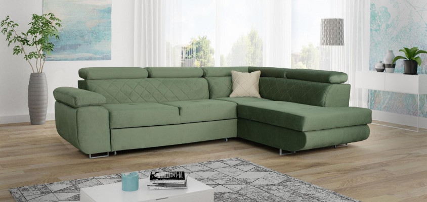 Luxury Furniture Living landscape Corner sofa L-shape Upholstery Sofa Textile Sofa bed Couch