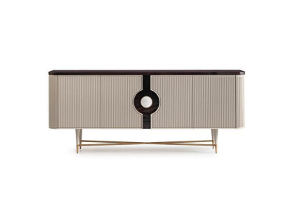 Sideboard Sideboard Wardrobe Chest of drawers Wood Wooden Cabinet Beige Luxury Design