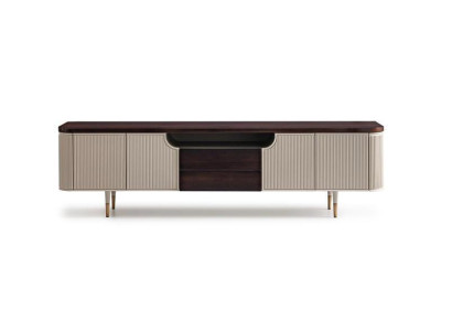 Sideboard TV stand TV cabinet Lowboard Wood Beige Modern Table Living room