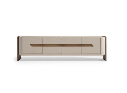 Sideboard TV cabinet Lowboard TV stand Beige Wood Living room Wardrobe Modern