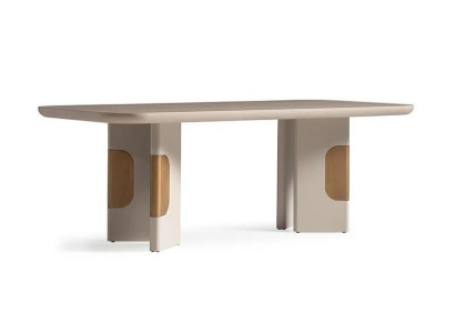 Modern Dining table Table Dining room table Wood Dining corner Beige Dining room Design