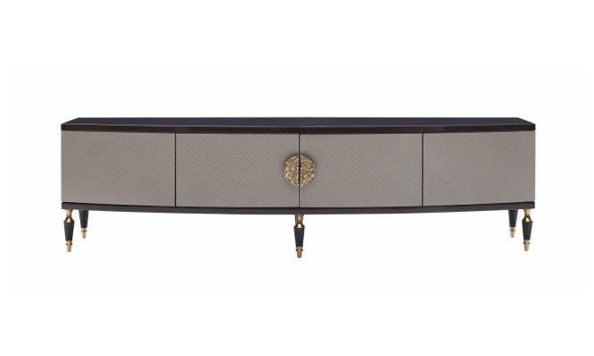 Sideboard TV cabinet Lowboard TV stand Wardrobe Wood Gray Living room