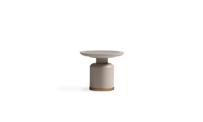 Complete e Coffee table Side table Beige Sofa table Metal Living room
