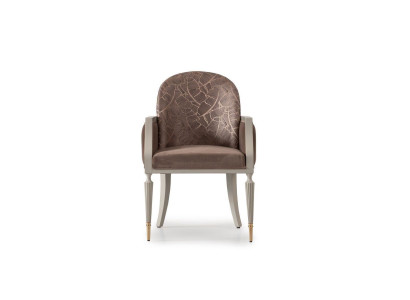 Armchair Wing Chair Design Cocktail Chair Seater Beige Fabric Upholstery