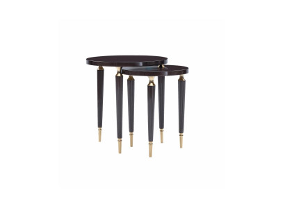 Group Side tables Coffee tables Coffee table e Tables Set 2pcs Black