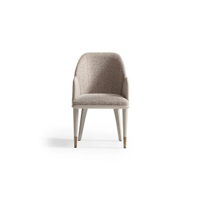 Kitchen chair Dining room chair Chair with Armrests Gray Upholstery Modern
