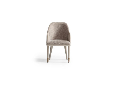 Kitchen chair Dining room chair Chair with Armrests Gray Upholstery Modern