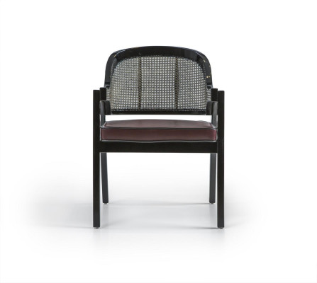 Black wooden chair design dining room armchair new Furnishings Chair