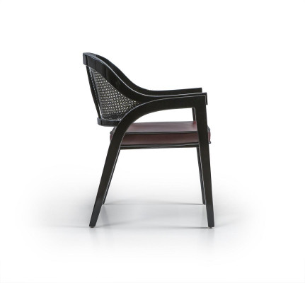 Black wooden chair design dining room armchair new Furnishings Chair