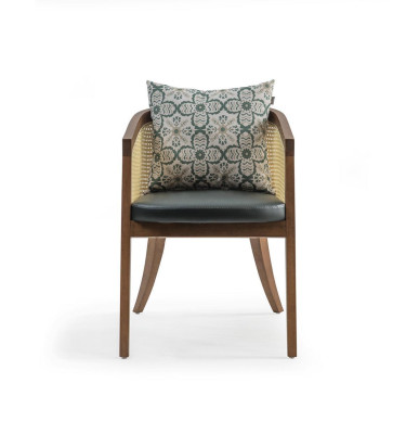 Chairs Living room Dining room Wooden chair with armrest Dining room Furniture
