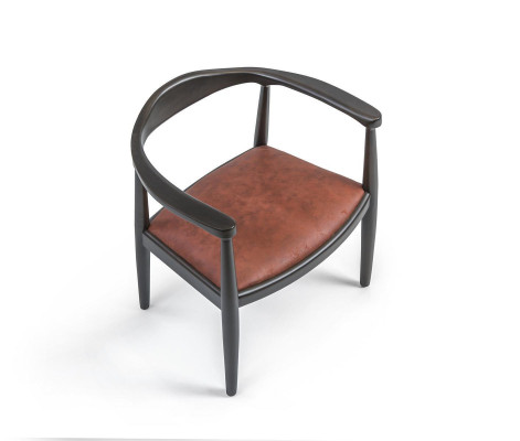 Design Furniture Chair with Armrests Wooden Chair new Furnishings Upholstery Seat