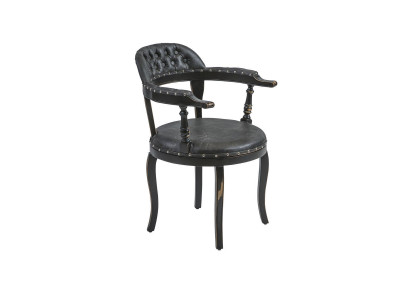 Luxury Design Upholstery Chair Upholstery Seat Dining room Wood Chair with Armrests