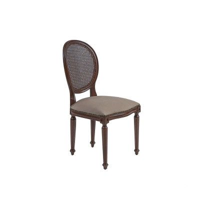 Design Chair Dining room Style Classic Upholstered Seat Furnishings Wood Chair