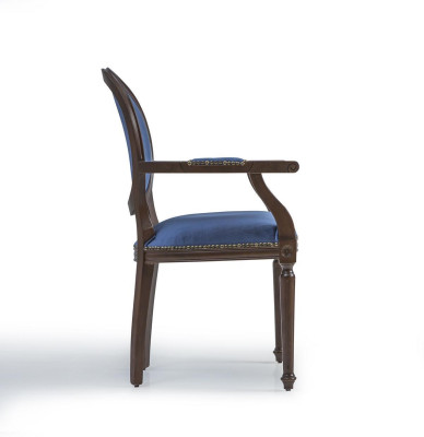 Classic Style new Dining room Chair Upholstered Seat Chair with Armrests Furnishings