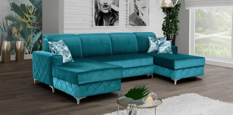 Modern Relax Seat Luxury Furniture Living landscape Sofa Couch Corner sofa U-shape Upholstery