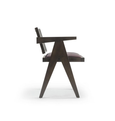 Wood Chair Design Brown Armchair Dining room Furniture Seat Furnishings new