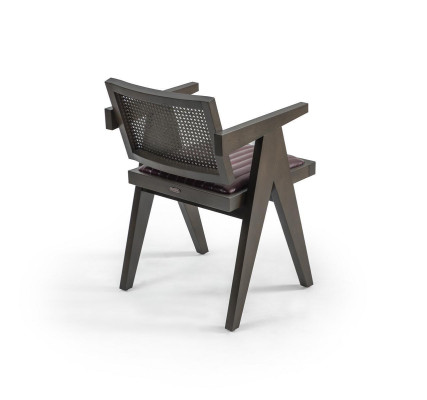 Wood Chair Design Brown Armchair Dining room Furniture Seat Furnishings new