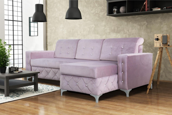 Corner sofa Velvet Couch Sofa bed Luxury Furniture Living landscape Sofa L-shape Upholstery new