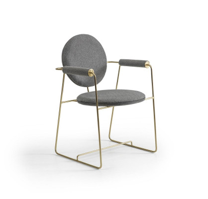 Dining room chair Designer Chair with Armrests Modern Furniture Upholstered Chair