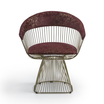 Chair with Armrests Designer Modern Furniture Luxury Armchair Upholstered Chair