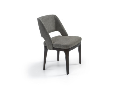 Gray Chair Luxury Designer Furniture Dining room Upholstered Seat Modern Furnishings