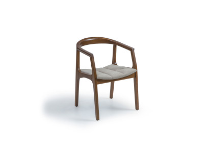 Braun Chair with Armrests Modern Dining room Wood Chair Furnishings Design