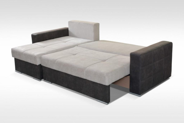 Luxury Corner Couch L-shape Edel Modern Sofas Italy Furniture Textile Beige Fabric new