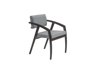 Chair with Armrests Upholstery Seat Dining room Wood Design Luxury Style new