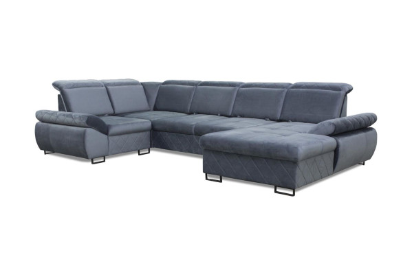 Corner Sofa Couch Upholstery Textile Leather Sofa Couches Furniture new Living landscape U-shape