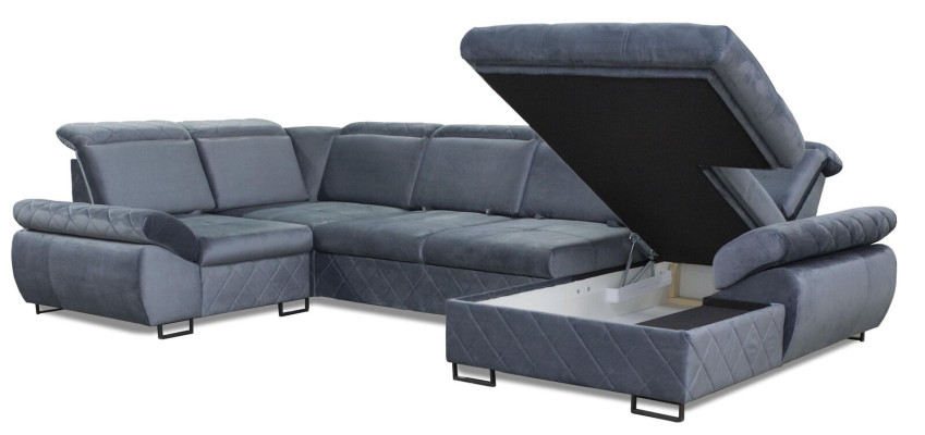 Corner Sofa Couch Upholstery Textile Leather Sofa Couches Furniture new Living landscape U-shape