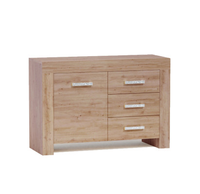 Living room Wall unit Set Group Suite Display case Chest of drawers 4pcs. Wood Furniture Shelf