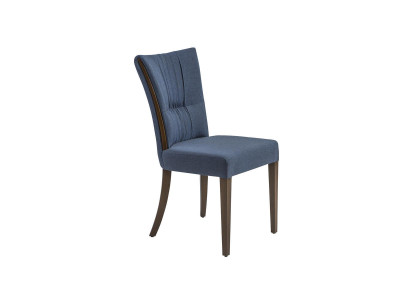 Modern Chair Blue Furniture Designer Furnishings Luxury Dining room Upholstered Seat
