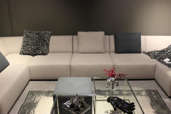 U-shape Sofa Modern Corner sofa with Coffee table Upholstered couch Living room Furniture