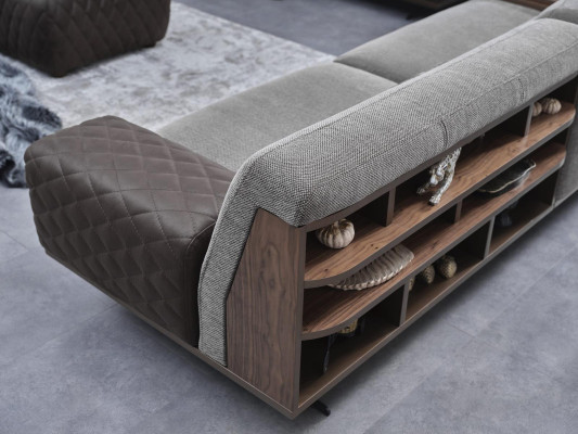 Modern sofa set 3 pieces 2x sofa three-seater armchair upholstered furniture living room