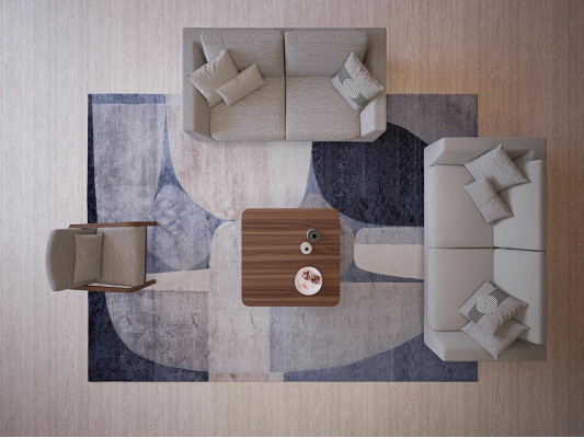 Living room Gray Sofa set 2x Sofas Two-seater Design Armchair Luxury Furnishings