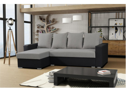Sofa L-shape Sofas Gray Couch Corner Textile Living room Couches Sofa bed Box
