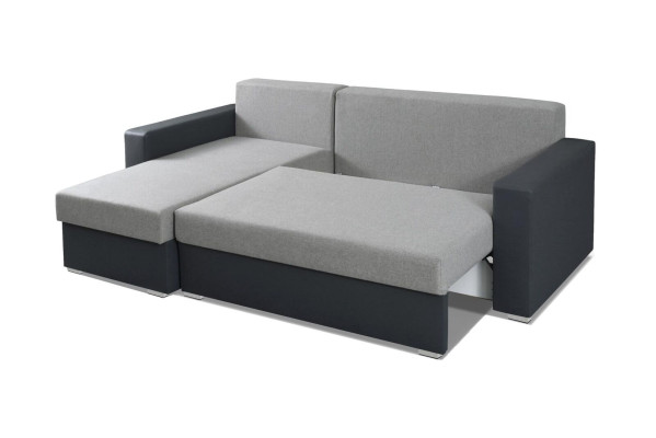 Sofa L-shape Sofas Gray Couch Corner Textile Living room Couches Sofa bed Box