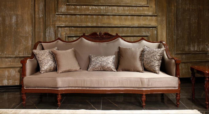 Classic Living room upholstered suite 3+1 Seater Designer 2-piece set new