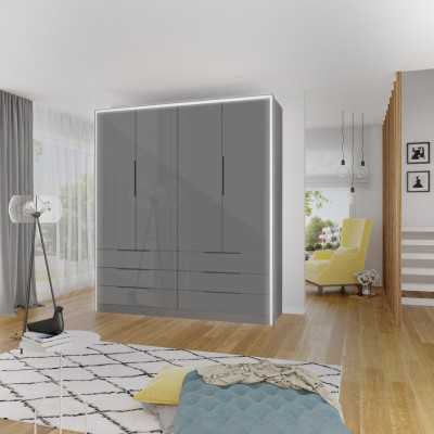 Multipurpose Shelves 207cm Wardrobe Shelf Storage Wardrobe Coat rack new
