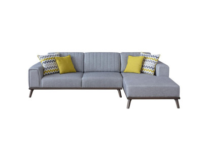 Gray L-shape Corner sofa Living room Living landscape Upholstery Sofas Couches