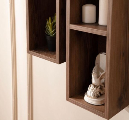 Stylish Living room Furniture Modern TV cabinet Lowboard Wood Coffee table Shelves