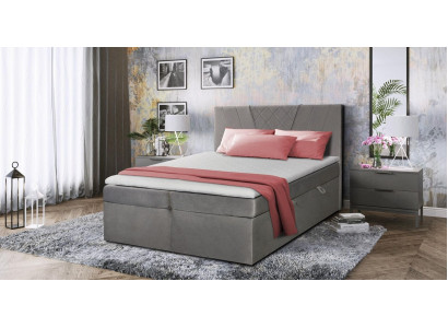 Double bed Upholstery Bed Gray 180x200 Beds Luxury Design Furniture Bedroom new
