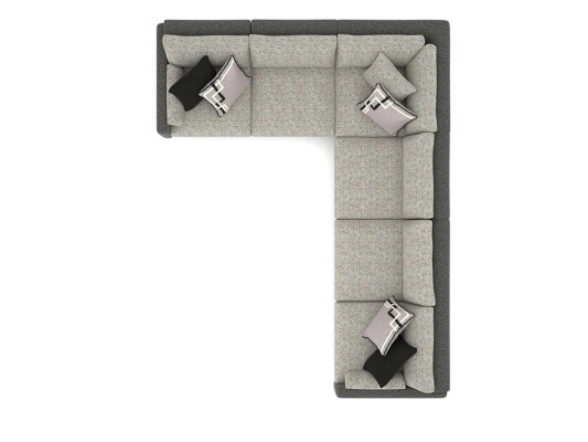 Design Corner sofa Modern Living room Couch Textile Upholstery Sofas new Suite