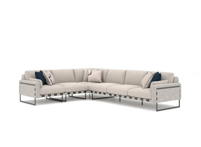 Design Living room Sofa Furniture Corner sofa L-shape Corner sofa Upholstery new Textile