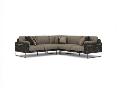 Luxury Design Corner sofa L-shape Couch Living room Corner Suite Furnishings