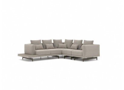 Living room Designer Textile Upholstered furniture Corner sofa Furnishings Sofa L-shape