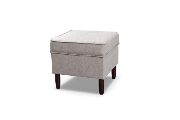 Armchair Stool Side Desig Wing Chair Set Suite Upholstery Relax TV 2-piece