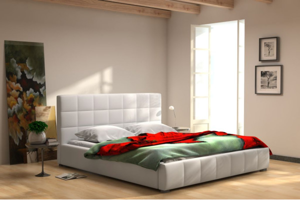 Bed Modern Design Furniture Double bed 200x200 Box-Spring Bed Frame Textile new