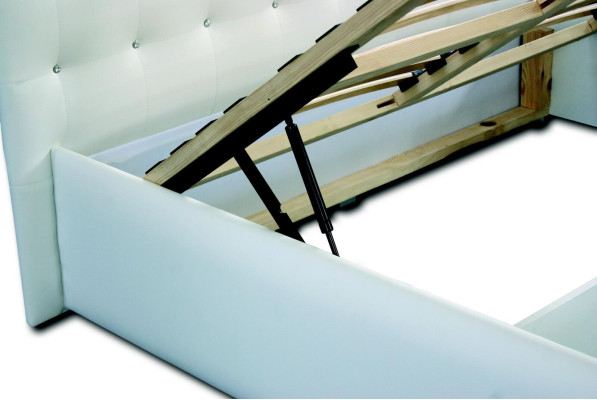 Bed Upholstery Design Luxury Double Beds White 160x200cm Sleep Room Leather Hotel