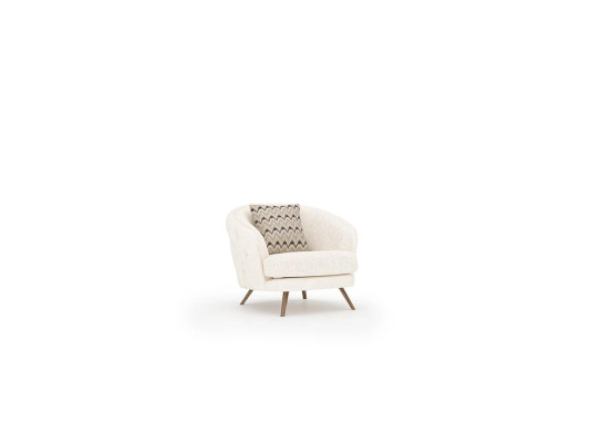 Modern Upholstery Armchair Textile Living room Furnishings Luxury Design Seater